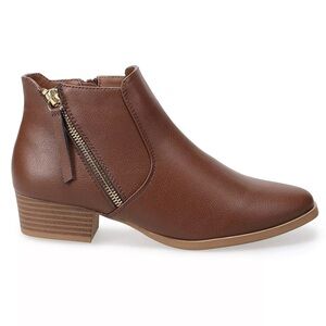 Women’s Ankle Boots 8.5 Cognac